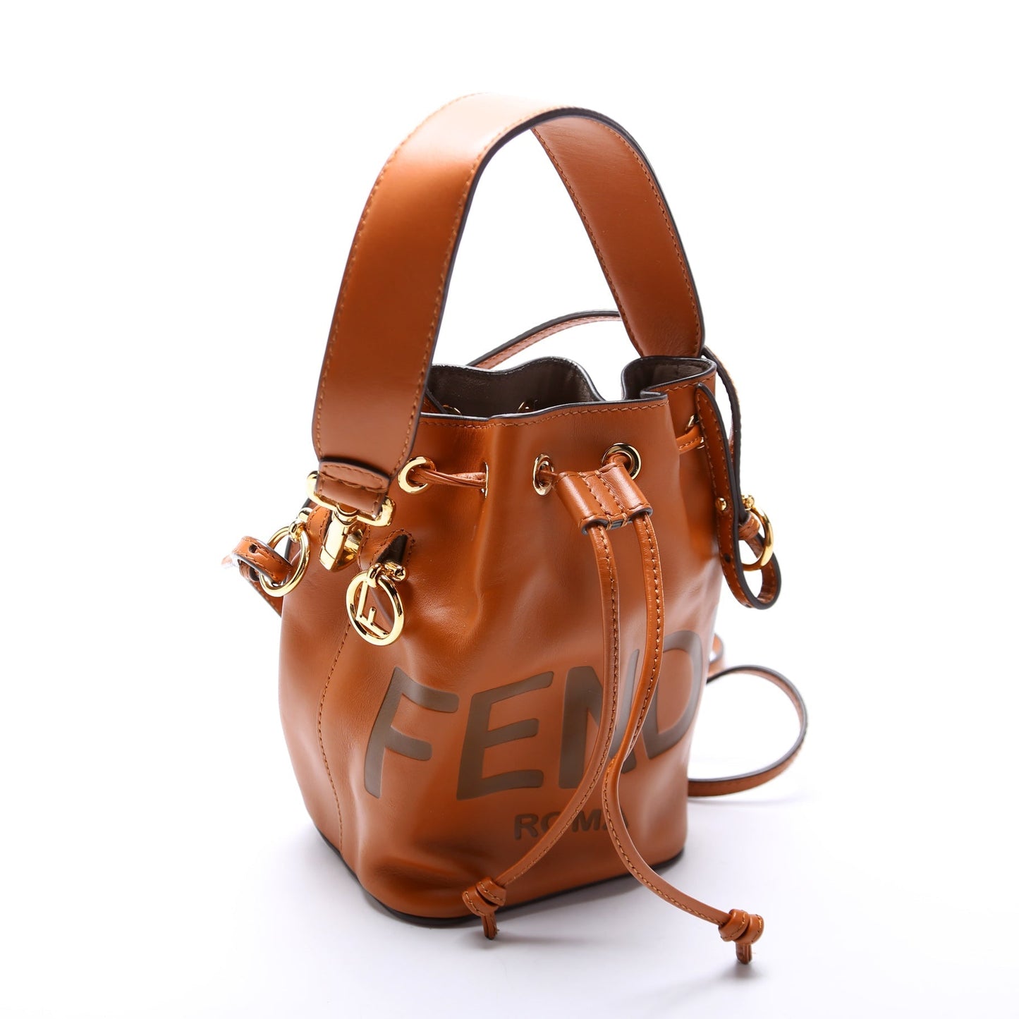 Fendi 8BR010 Mon Tresor Mini Bucket Leather Bag