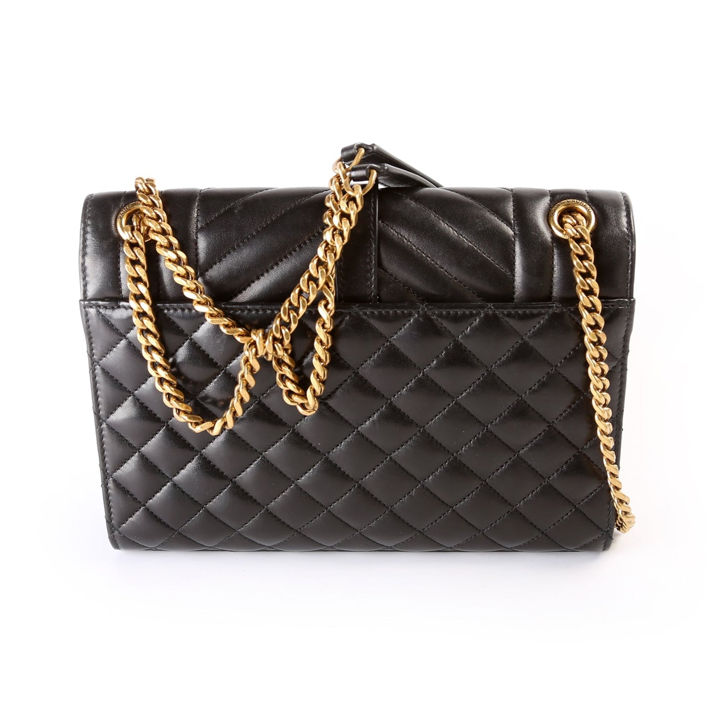 Saint Laurent Envelope Mini Lambskin Nappa Triquilt 600185 Bag