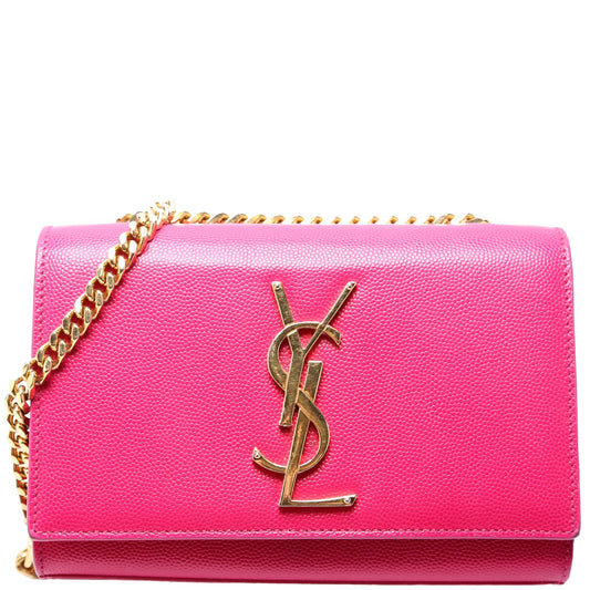 Saint Laurent Kate Satchel Grain Small Bag
