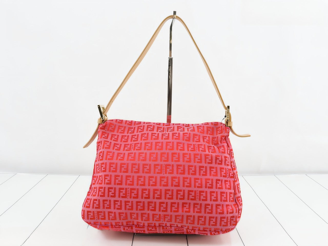Fendi Mamma Baguette Pink Zucchino Monogram