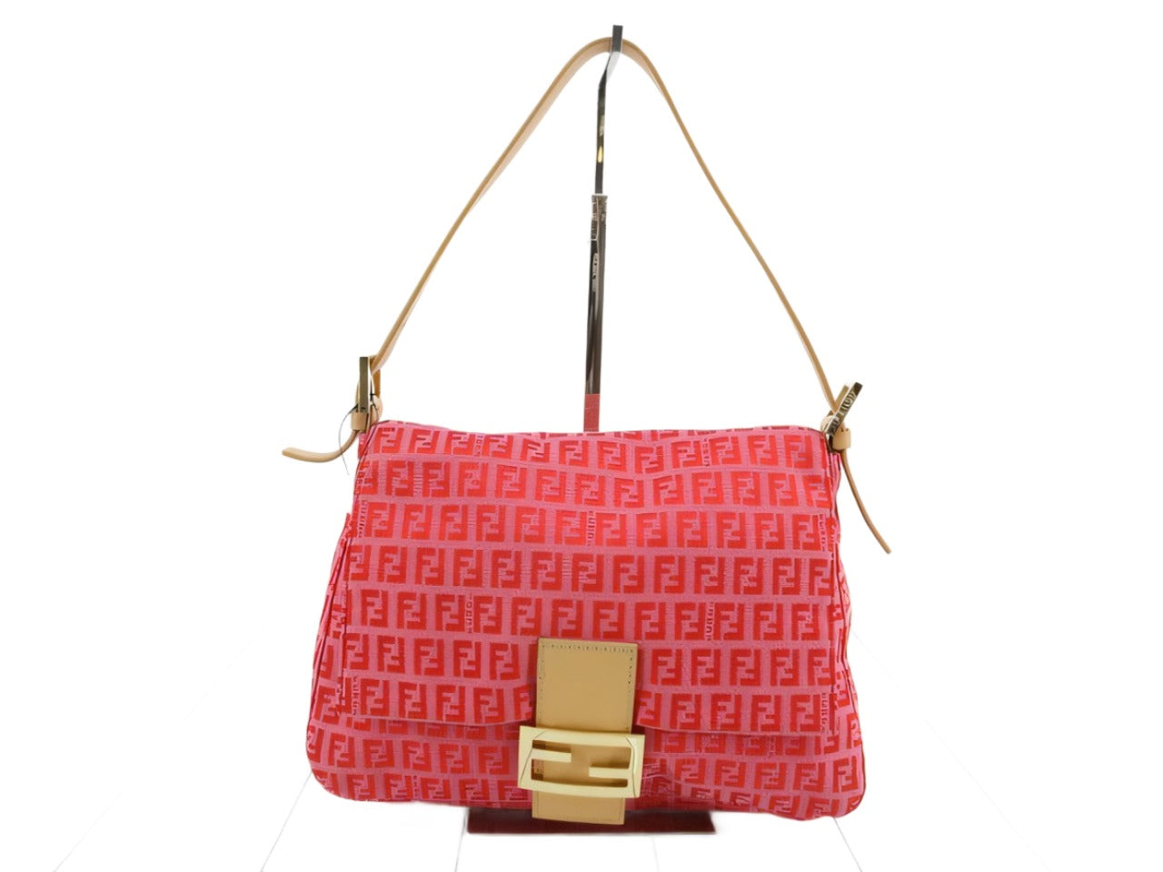 Fendi Mamma Baguette Pink Zucchino Monogram