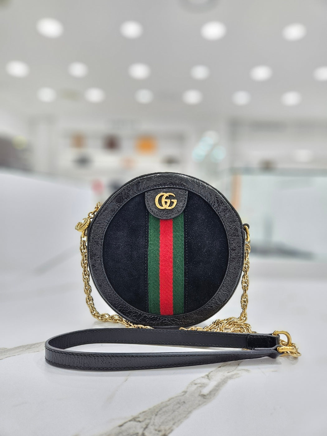 Gucci Leather Mini Shoulder Bag