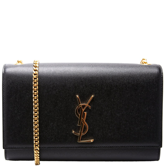 Saint Laurent Kate Satchel Grain Medium Bag