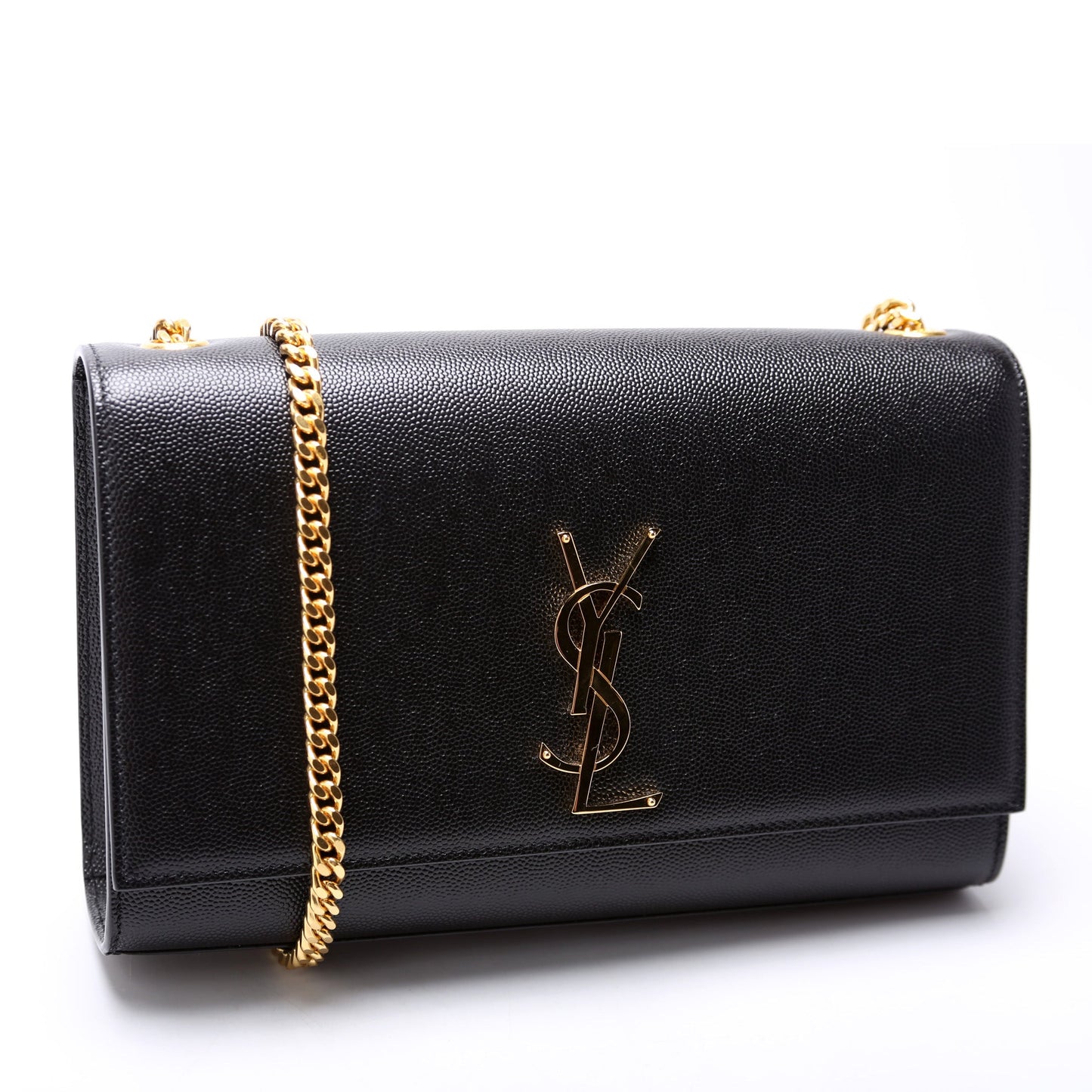 Saint Laurent Kate Satchel Grain Medium Bag