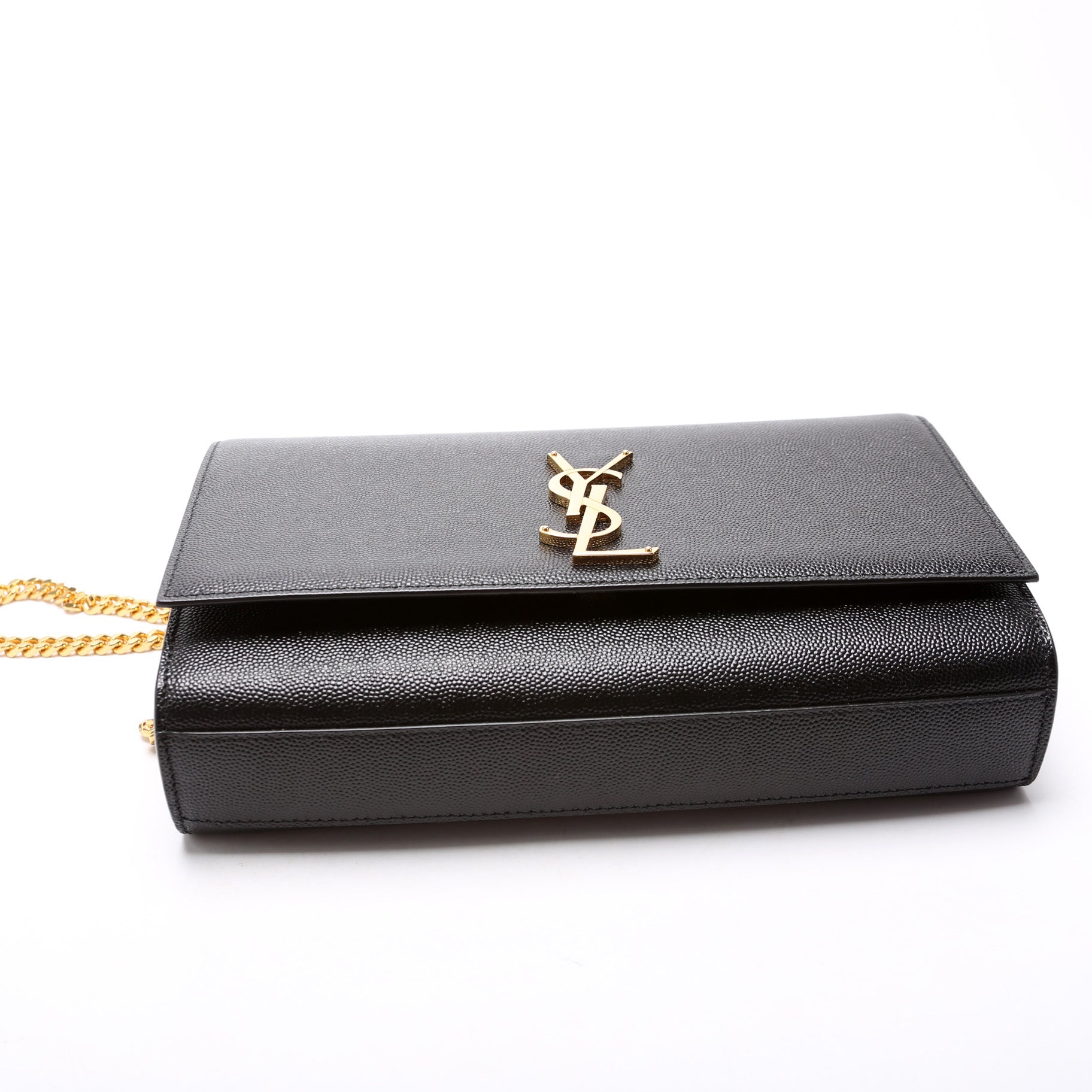 Saint Laurent Kate Satchel Grain Medium Bag