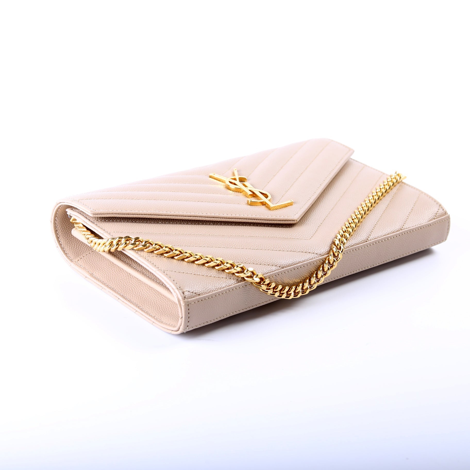 Saint Laurent Grain De Chain Wallet 377828 Bag