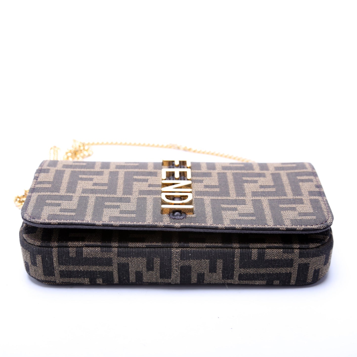 Fendi FF Jacquardgraphy Wallet On Chain Bag