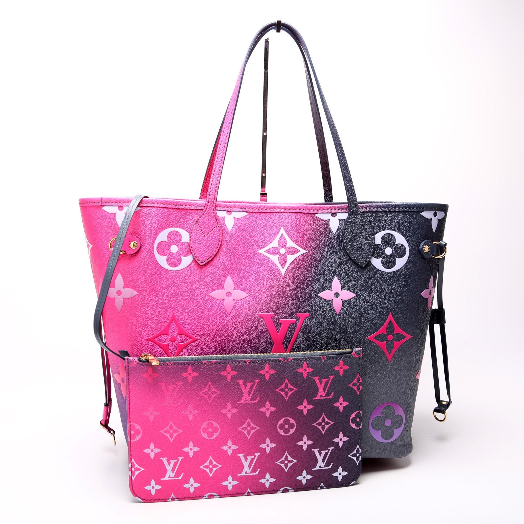 Louis Vuitton Neverfull MM W/Pouch 'Spring In The City' Giant Monogram
