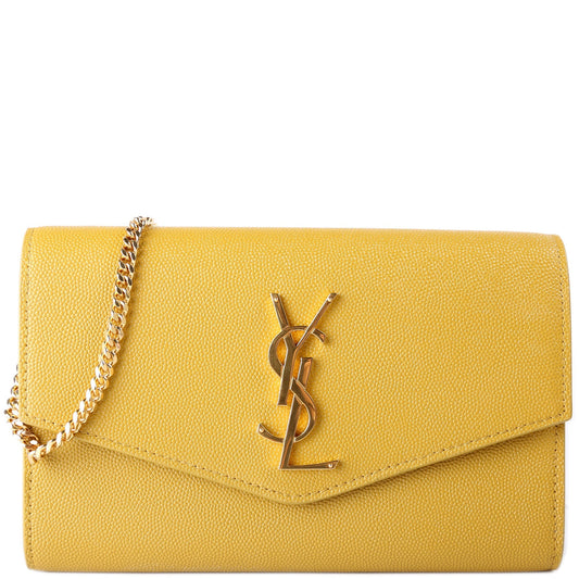 Saint Laurent Uptown Chain Wallet Grain 607788 Bag