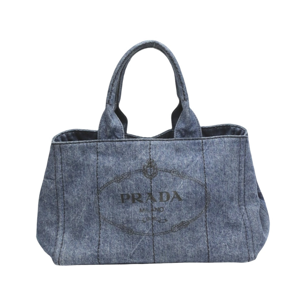 PRADA Tote Bag denim blue Tote Bag Canapa Women