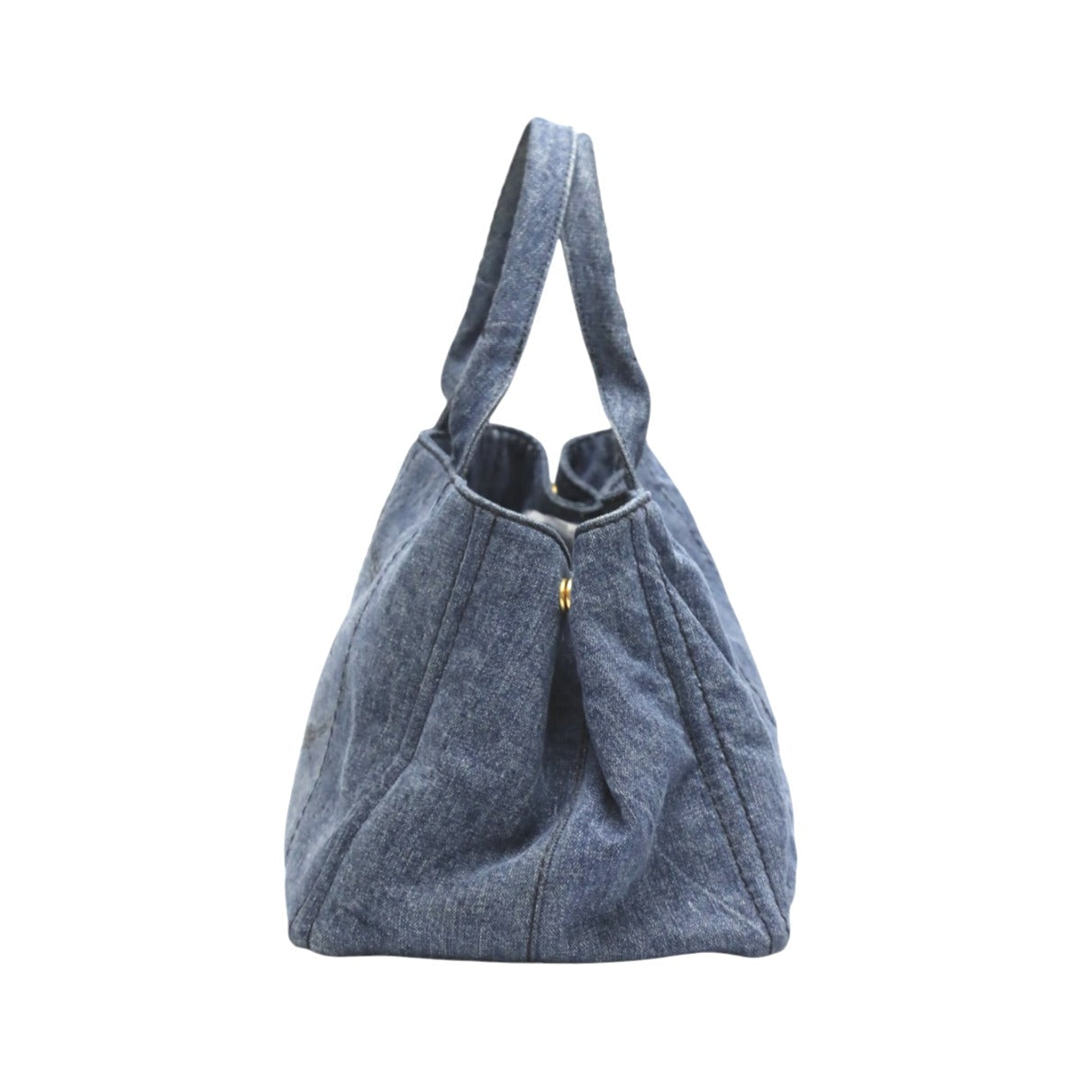 PRADA Tote Bag denim blue Tote Bag Canapa Women