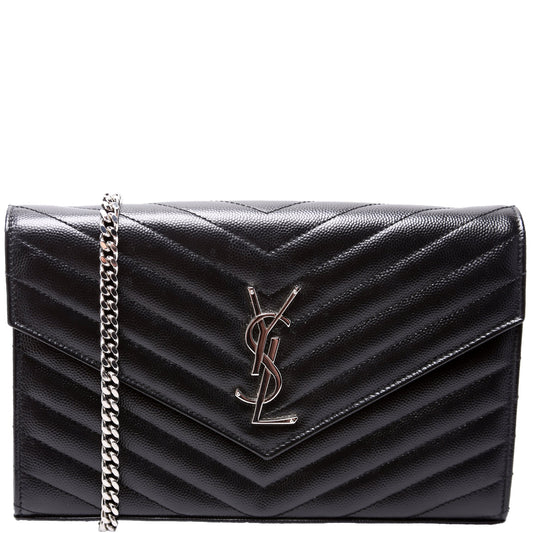 Saint Laurent Grain De Poudre Chain Wallet 377828 Bag