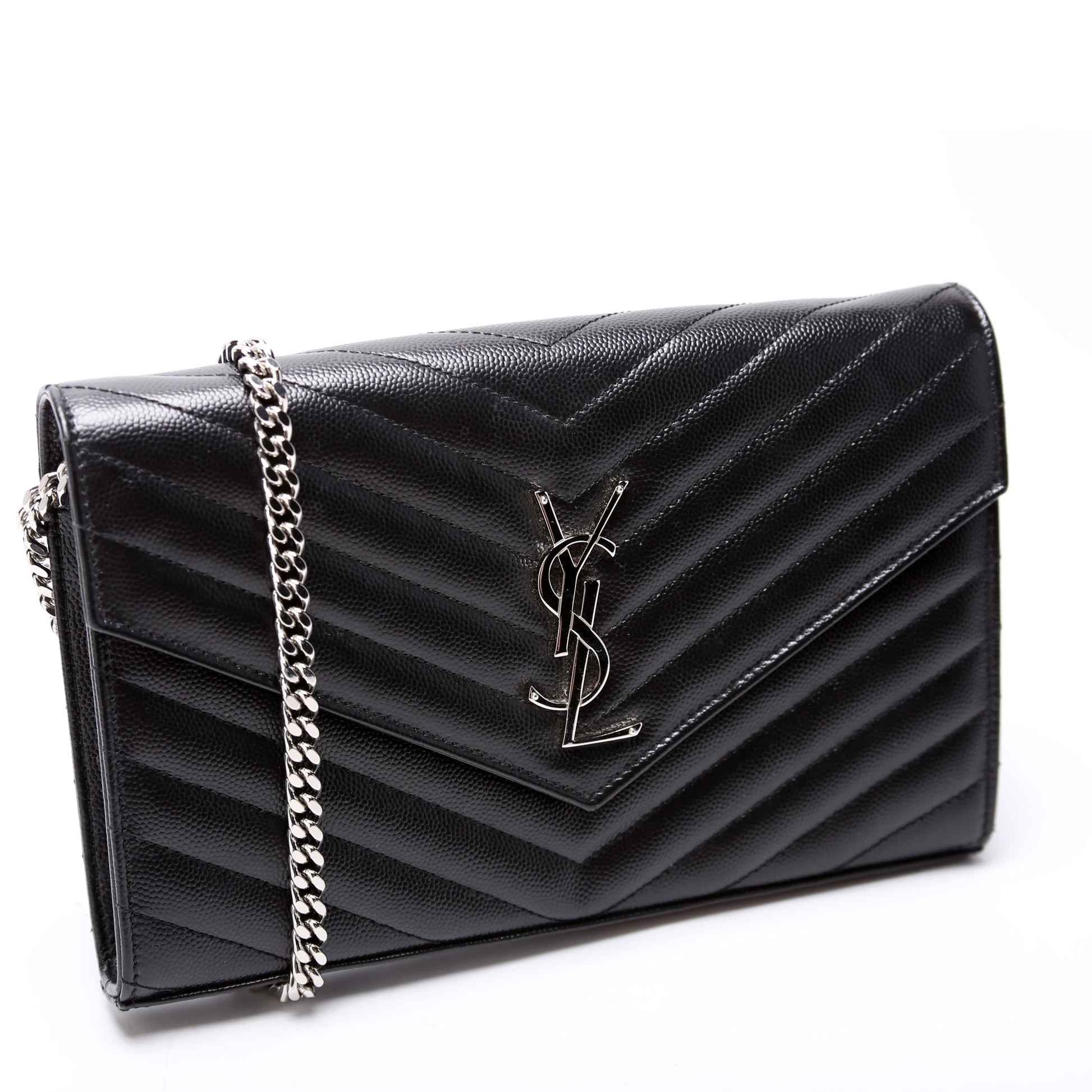 Saint Laurent Grain De Poudre Chain Wallet 377828 Bag