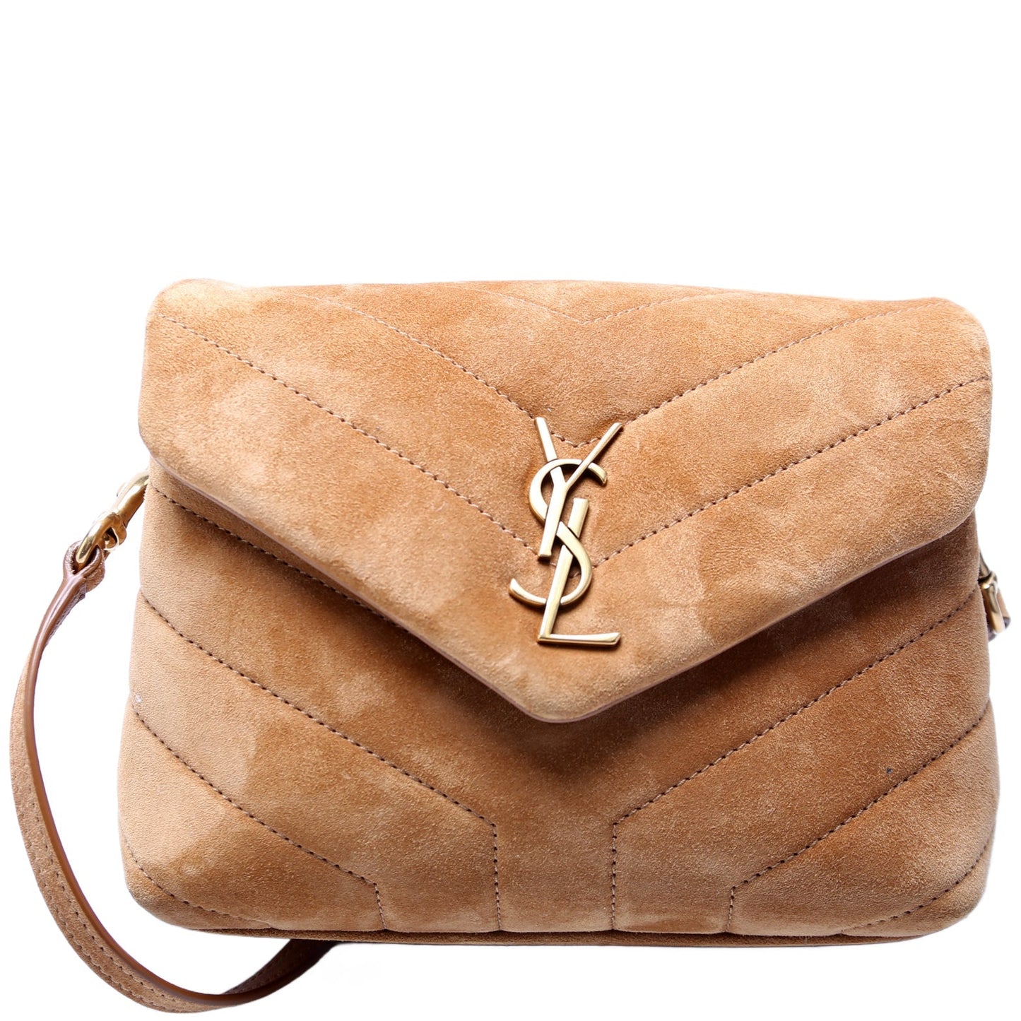 Saint Laurent LouLou Suede Satchel Toy Crossbody 678401 Bag