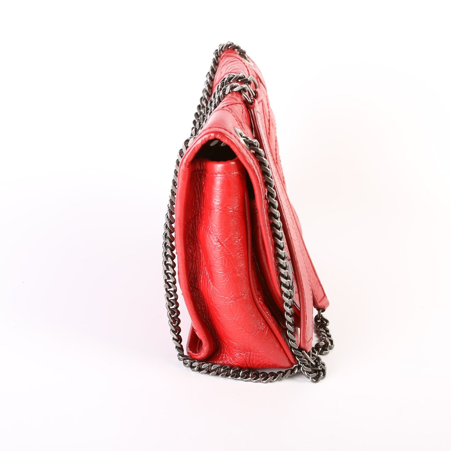 Saint Laurent Niki Baby Crinkle Leather Bag