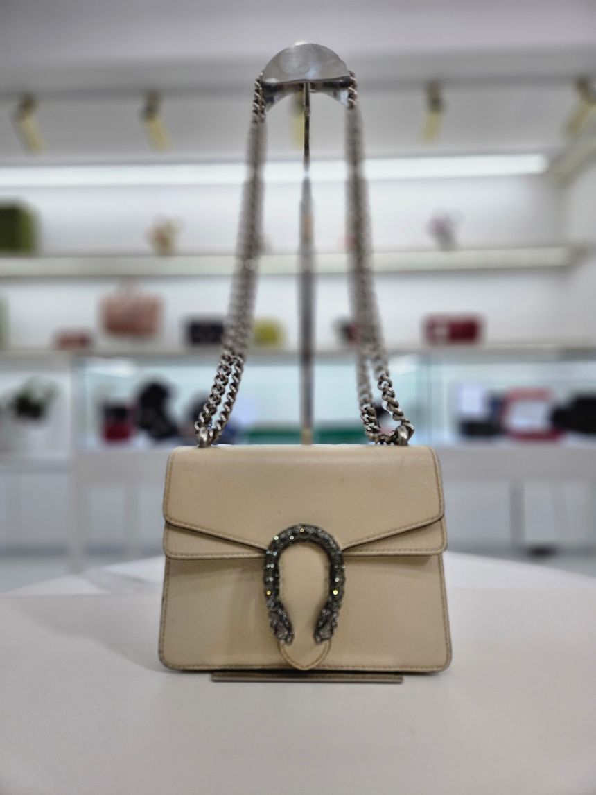 Gucci Chain Leather Shoulder Bag