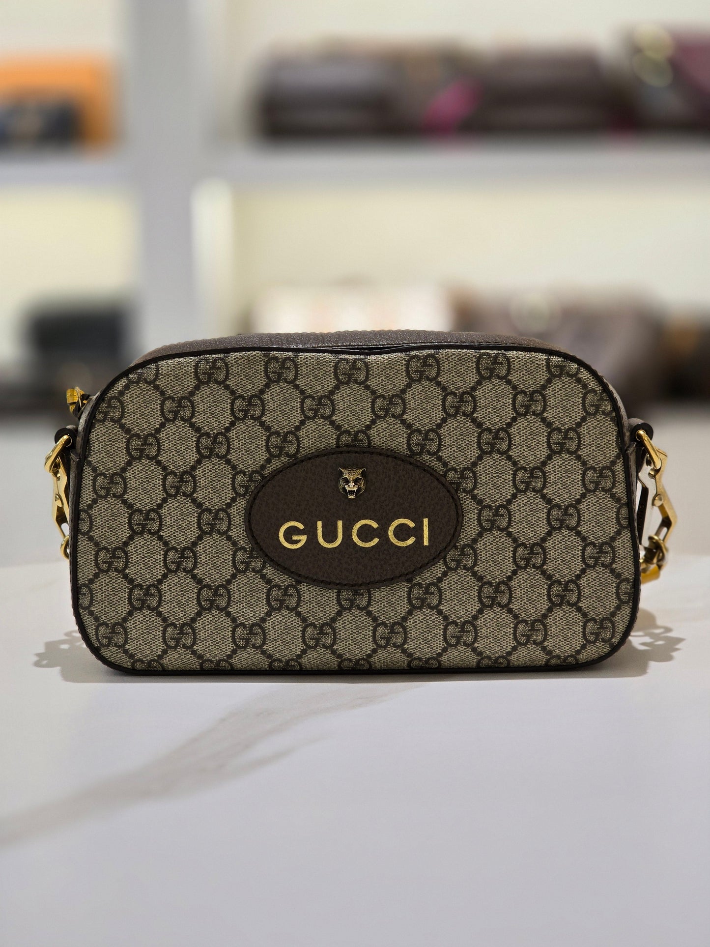 Gucci Leather Canvas Crossbody