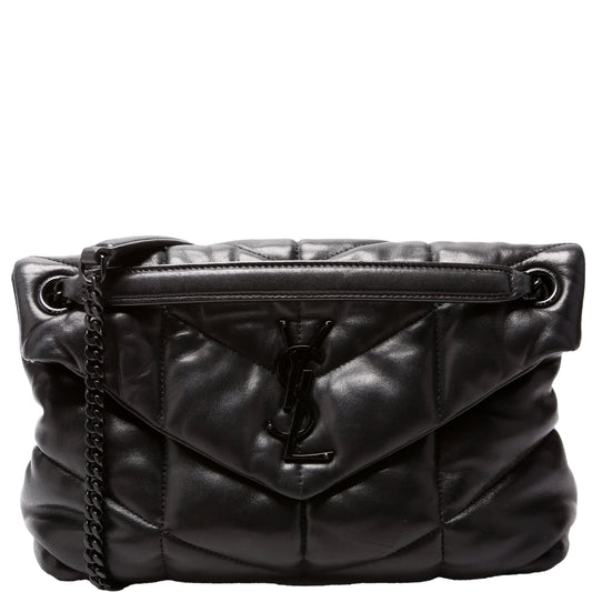 Saint Laurent Puffer Quilted Small Lambskin Bag