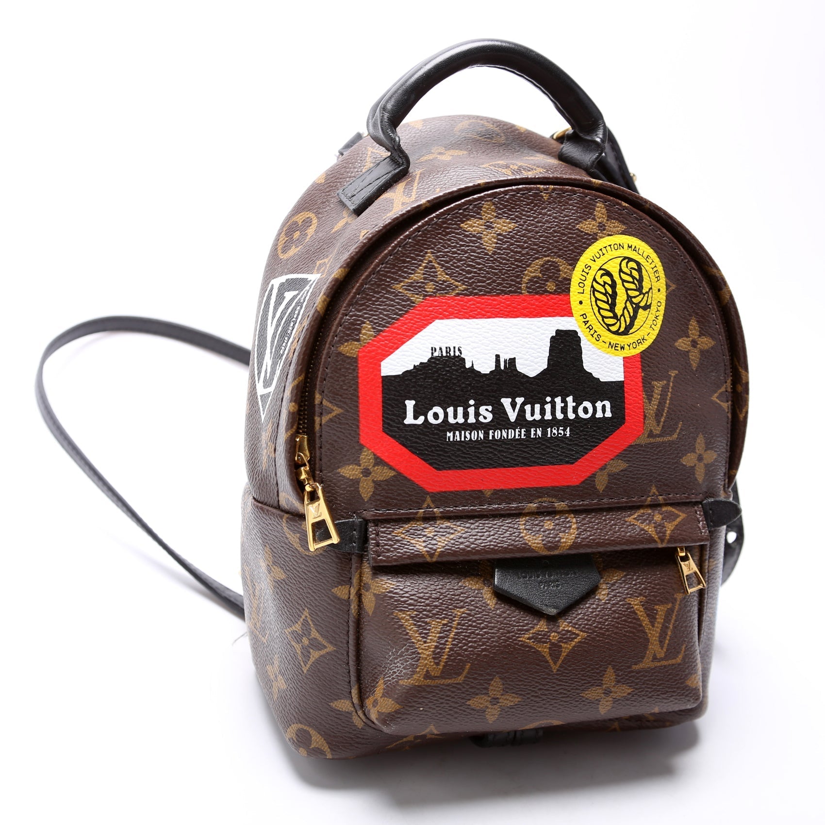 Louis Vuitton Palm Springs Mini Backpack World Tour Monogram