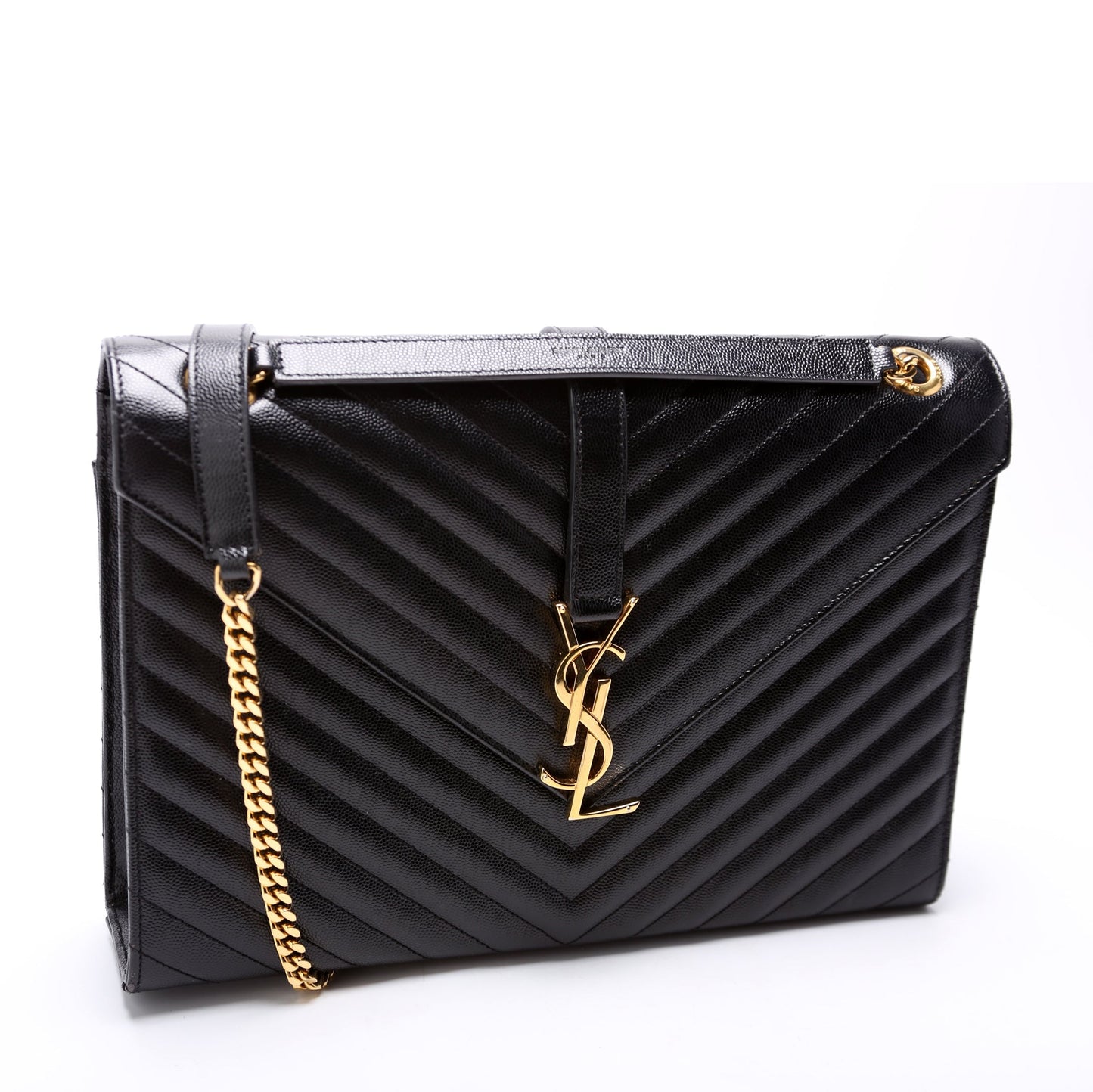 Saint Laurent Envelope Large Chevron 34203/600166/354118 Bag