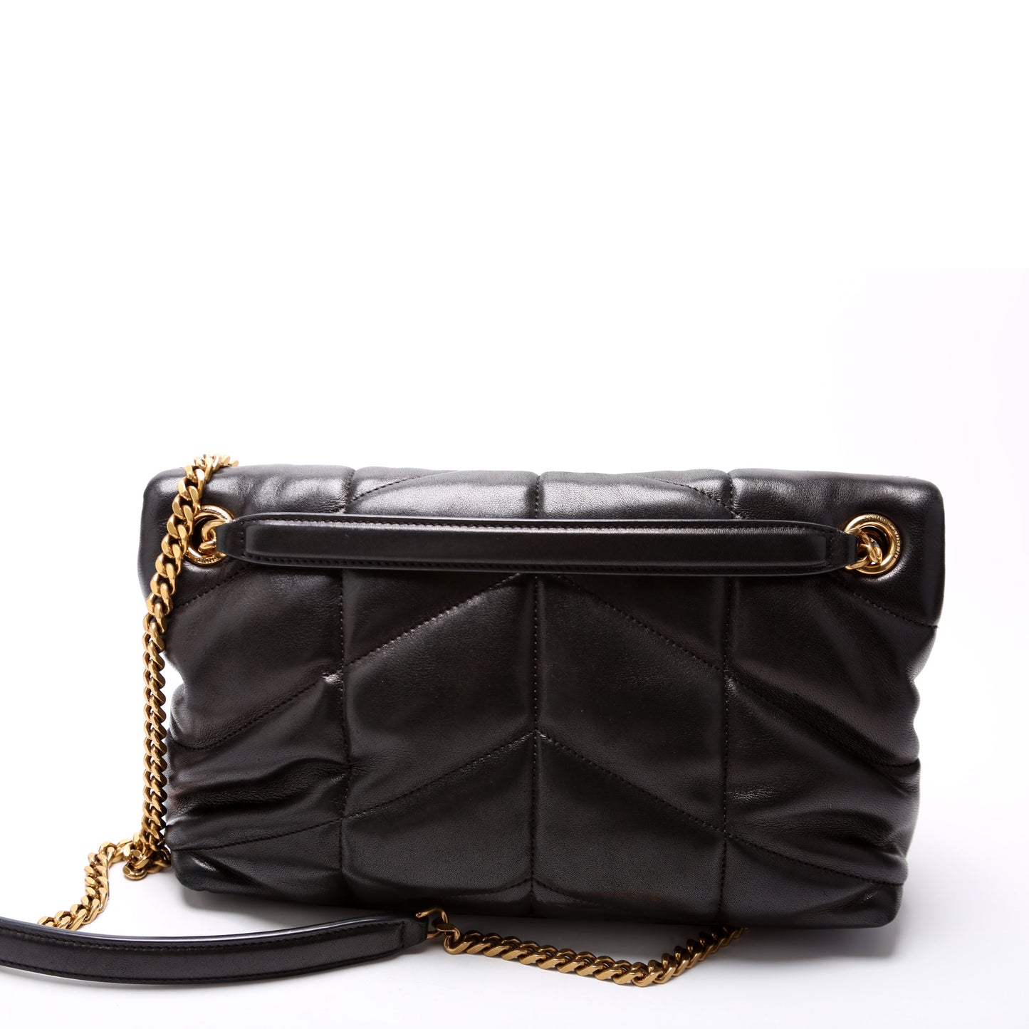 Saint Laurent Puffer Quilted Small Lambskin Bag