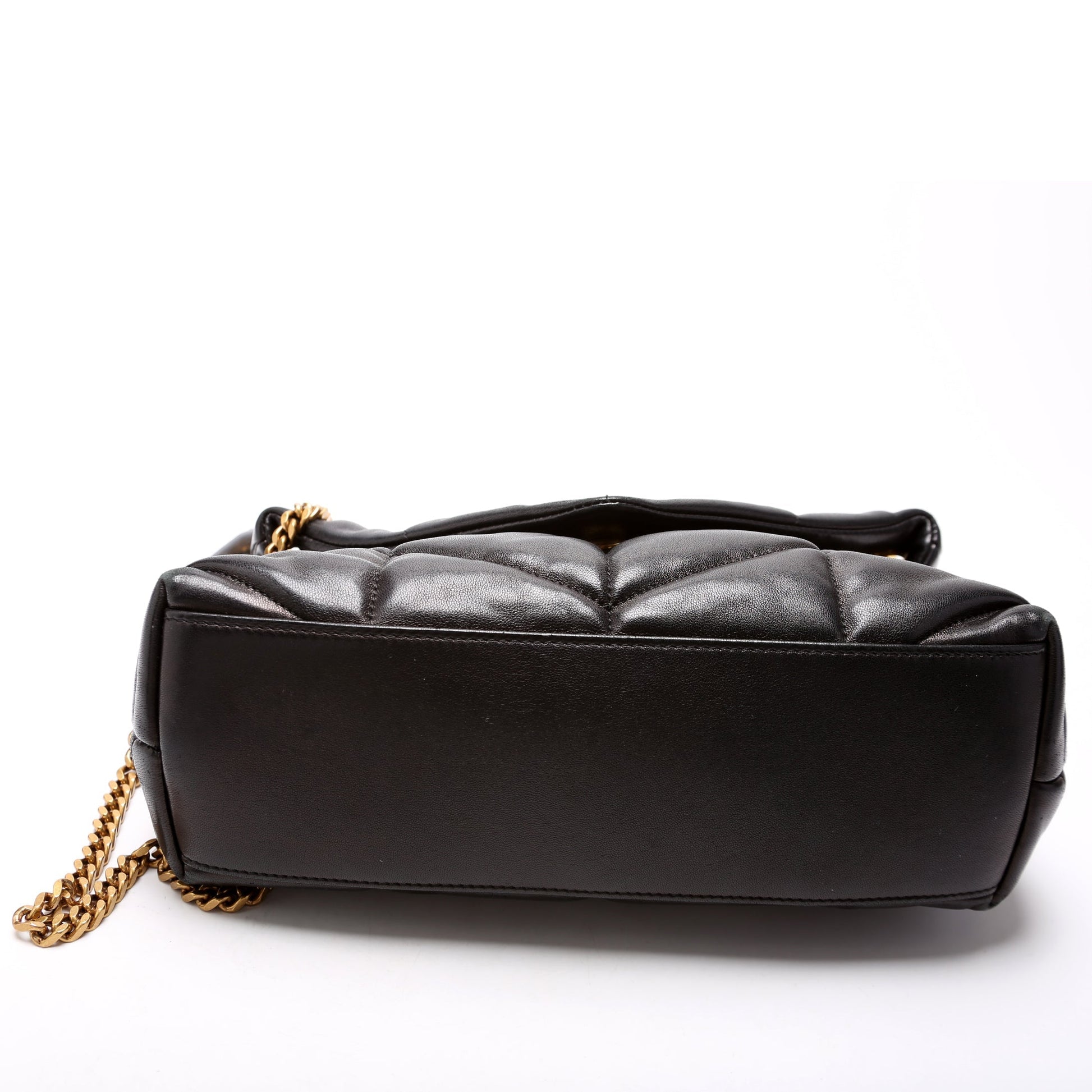 Saint Laurent Puffer Quilted Small Lambskin Bag