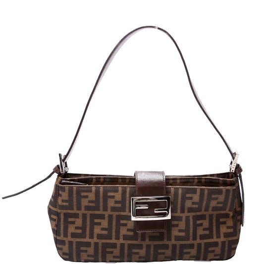 Fendi 26172 FF Zucca Shoulder   Bag