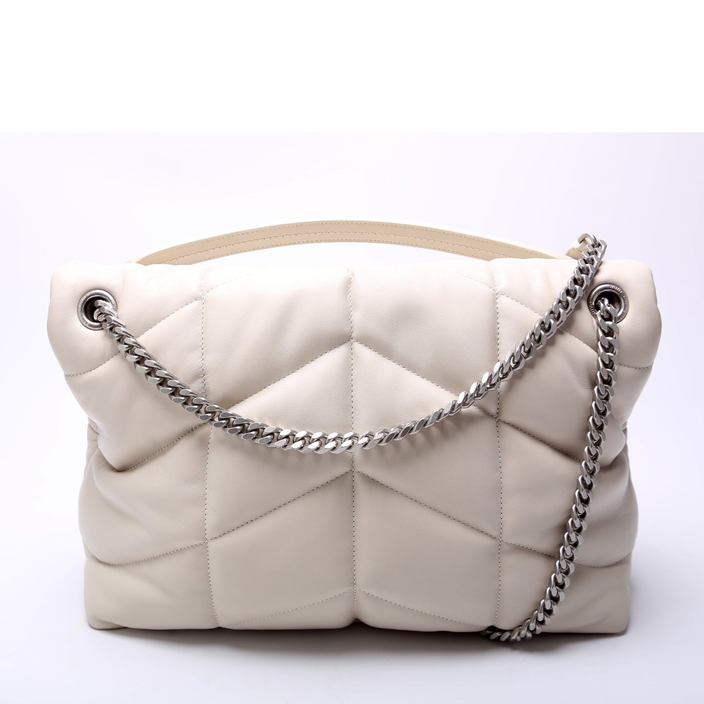 Saint Laurent Puffer Quilted Medium Lambskin 577475 Bag