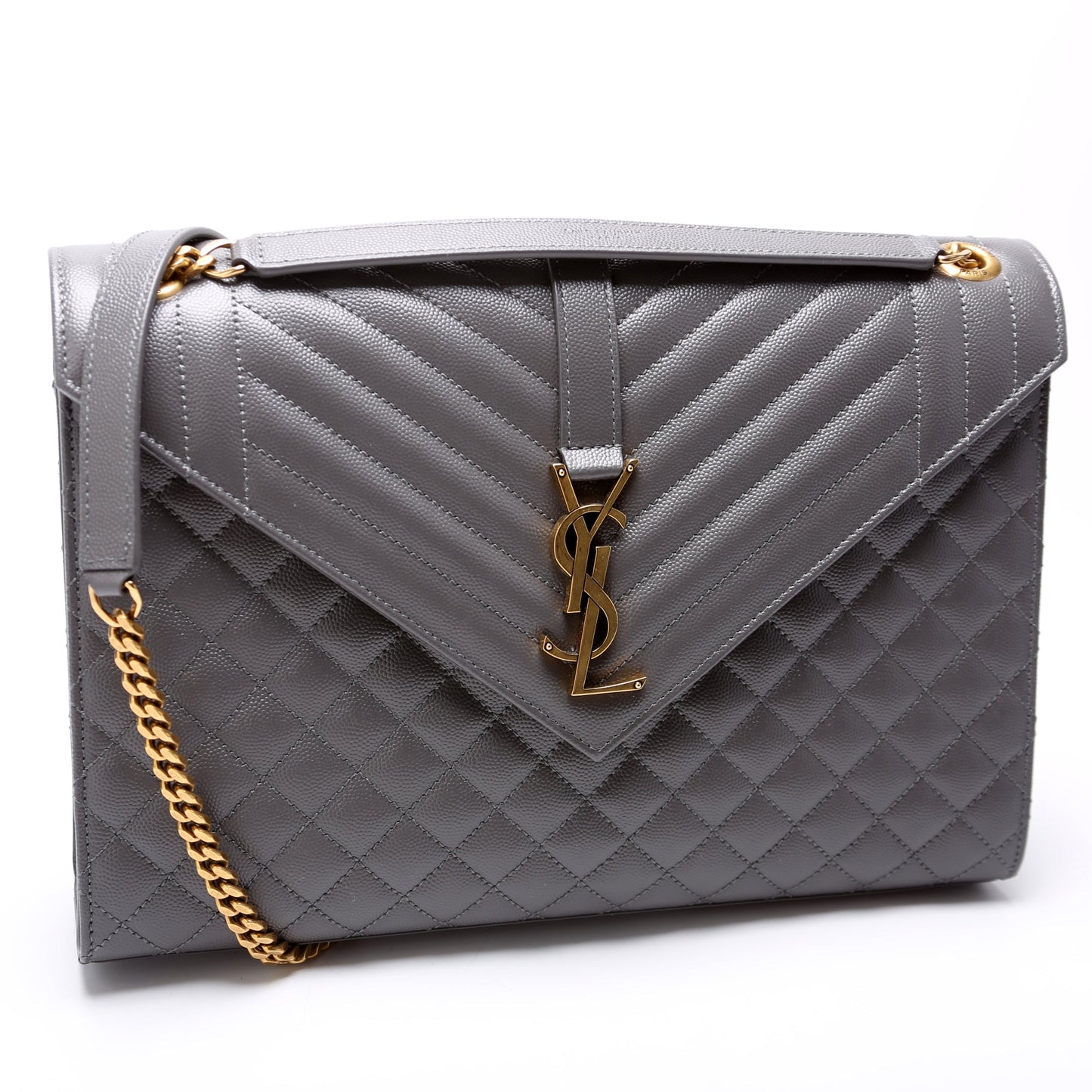Saint Laurent Envelope Large Triquilt 342023/600166/487198 Bag