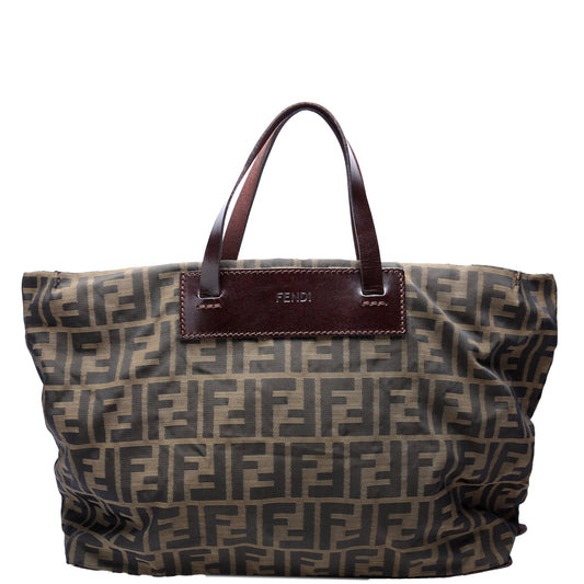 Fendi FF Zucca Folding Tote   Bag