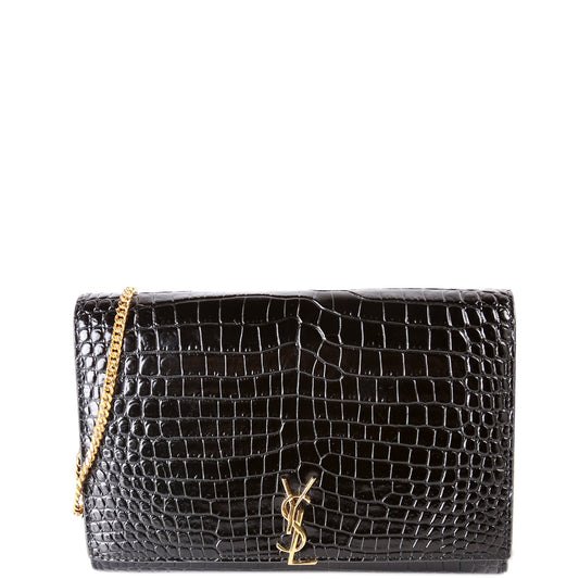 Saint Laurent Cassandre WOC Croc Embossed 669921 Bag