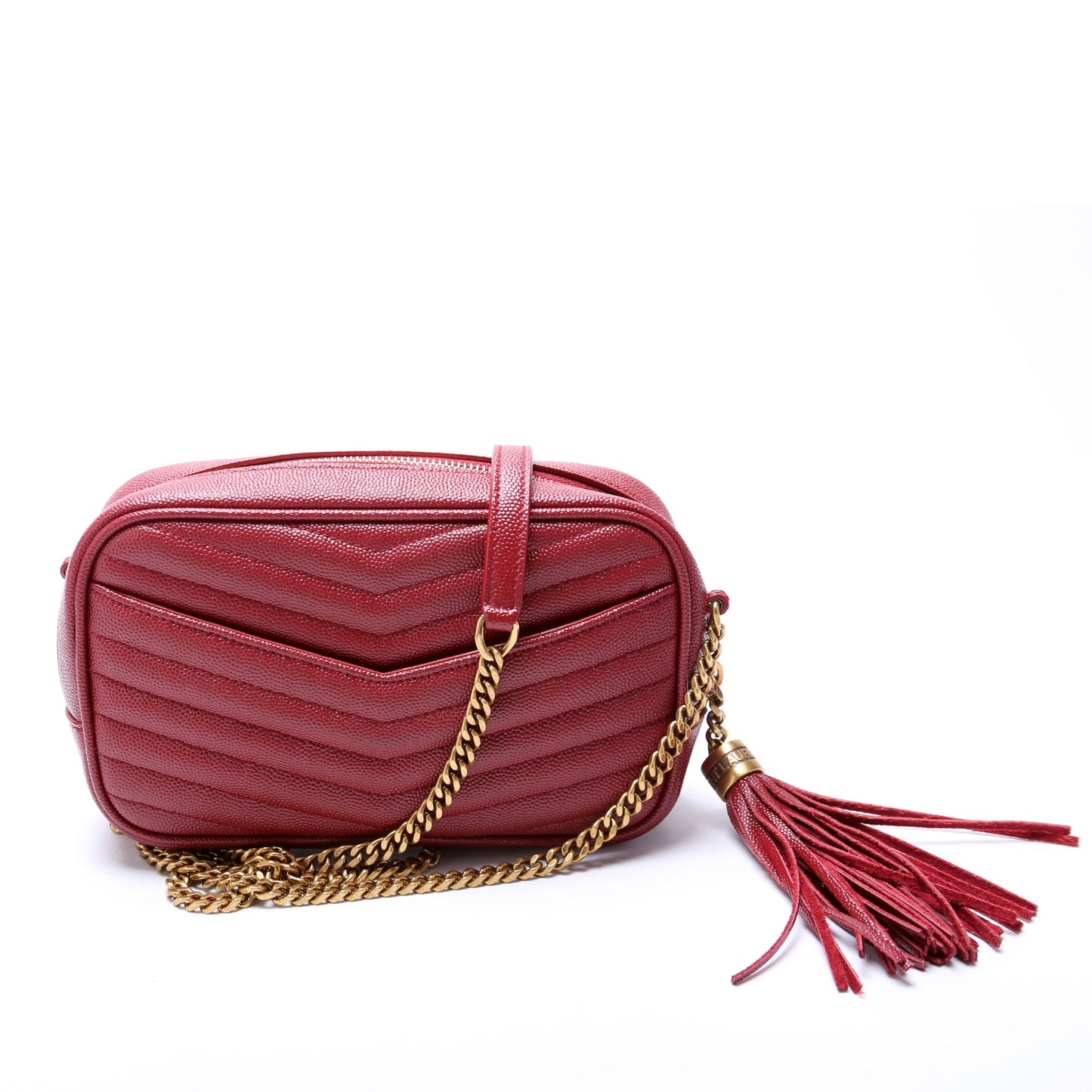Saint Laurent Lou Camera Mini 612579 Red Bag