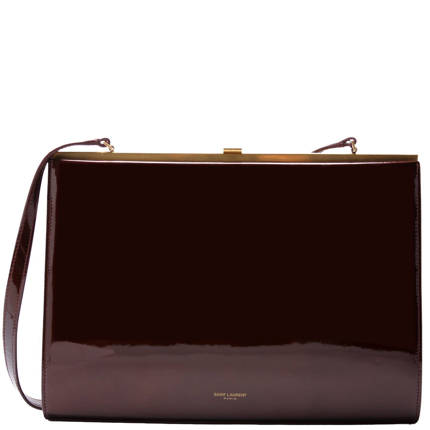 Saint Laurent Le Anne-Marie Patent Leather Shoulder Bag