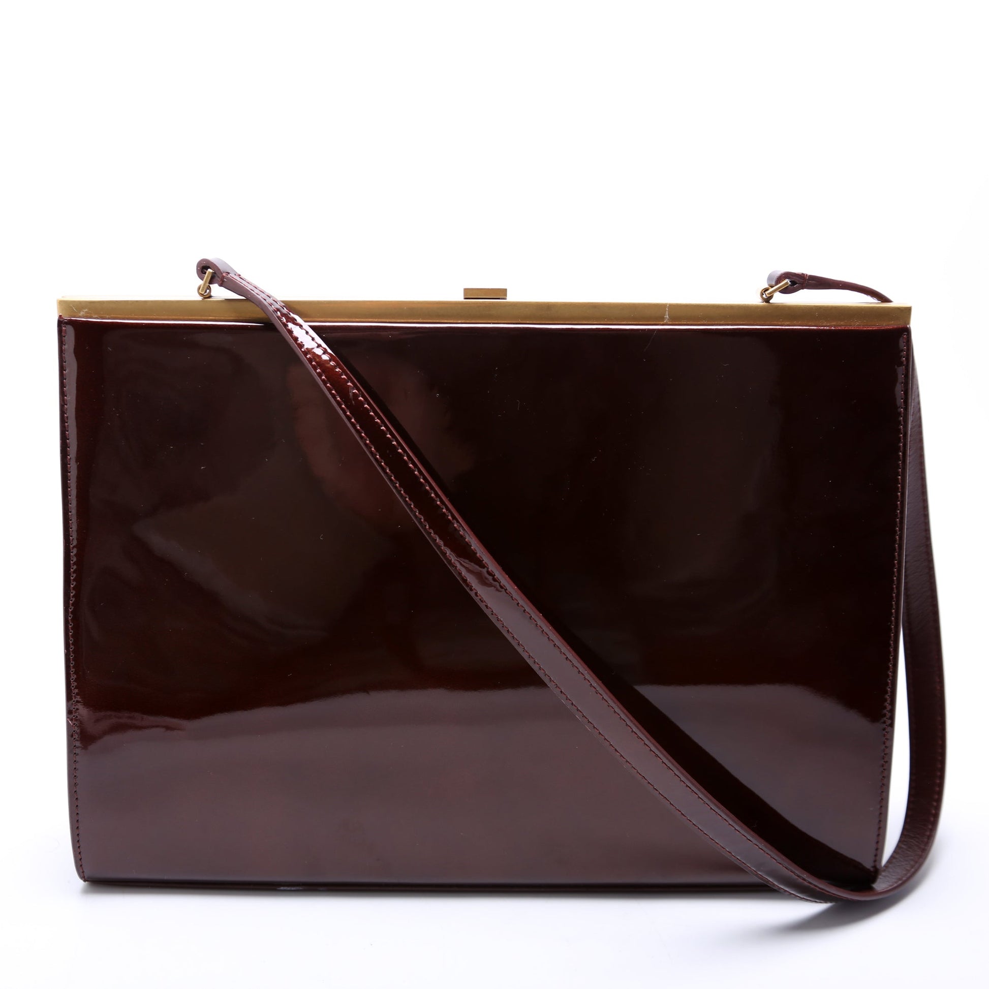 Saint Laurent Le Anne-Marie Patent Leather Shoulder Bag