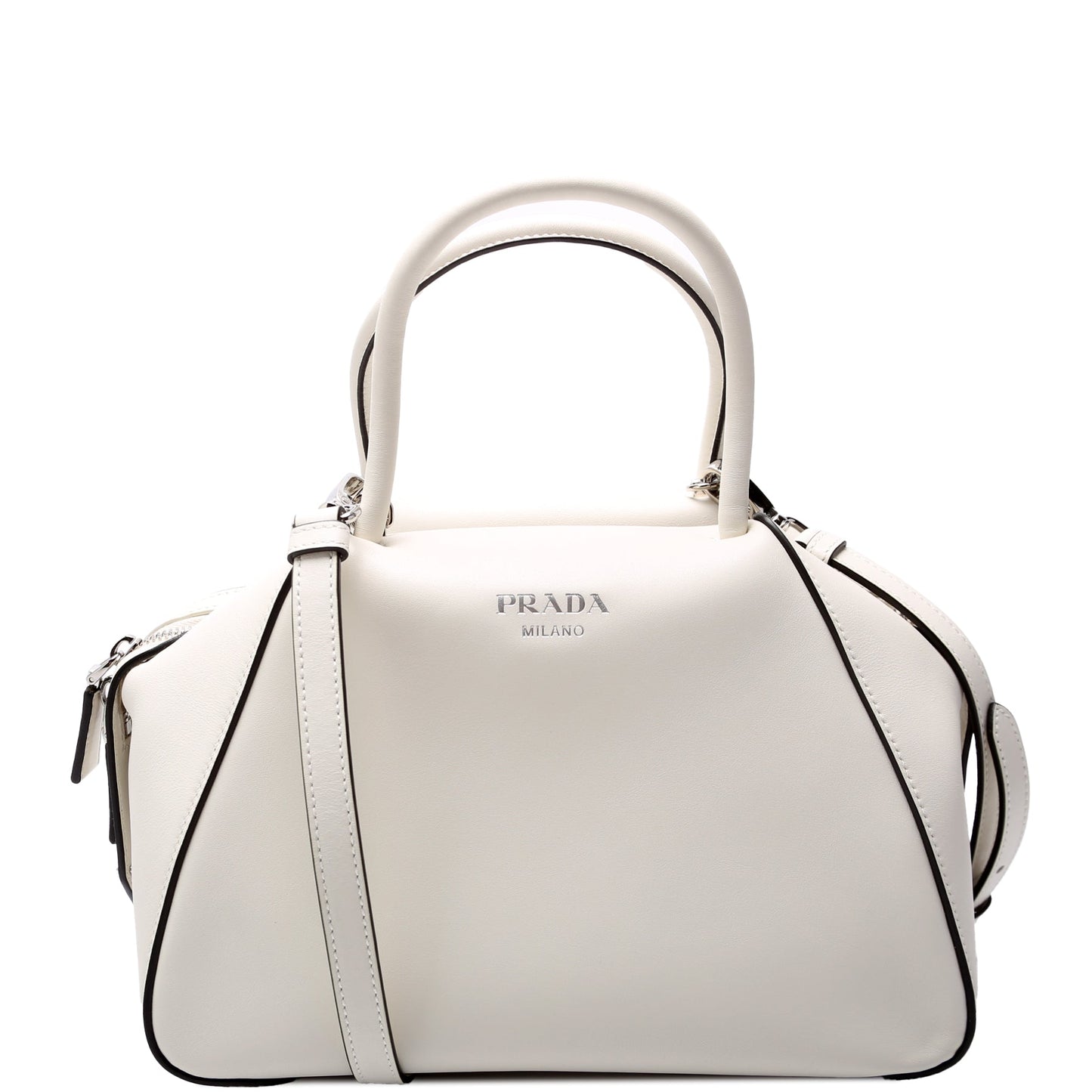 Prada Supernova Medium HandCalfskin White Bag