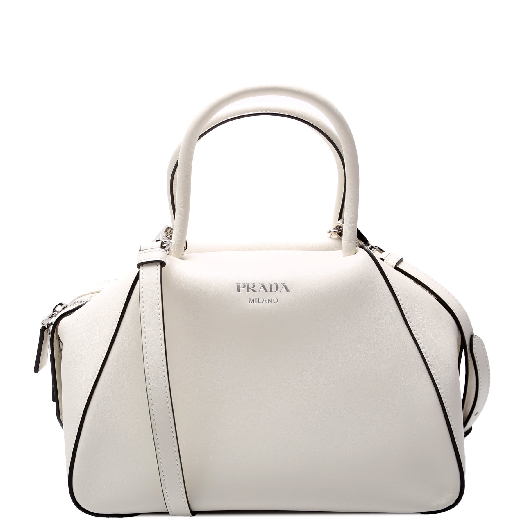 Prada Supernova Medium HandCalfskin White Bag