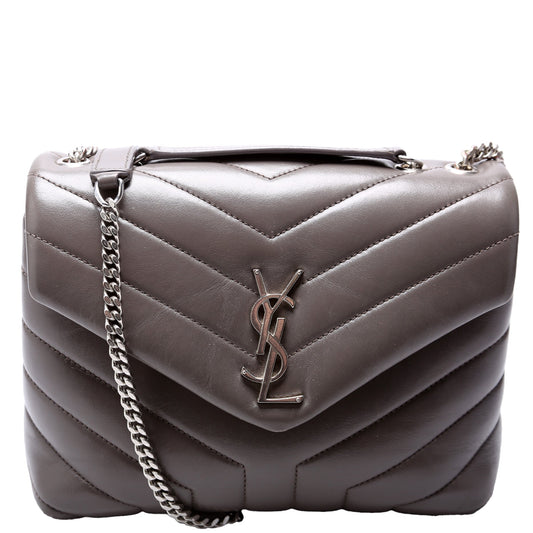 Saint Laurent LouLou Satchel Small 494699 Grey Bag