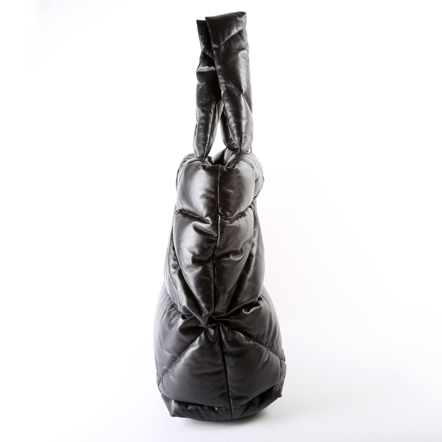 Prada Soft Nappa Padded System Tote Black Bag