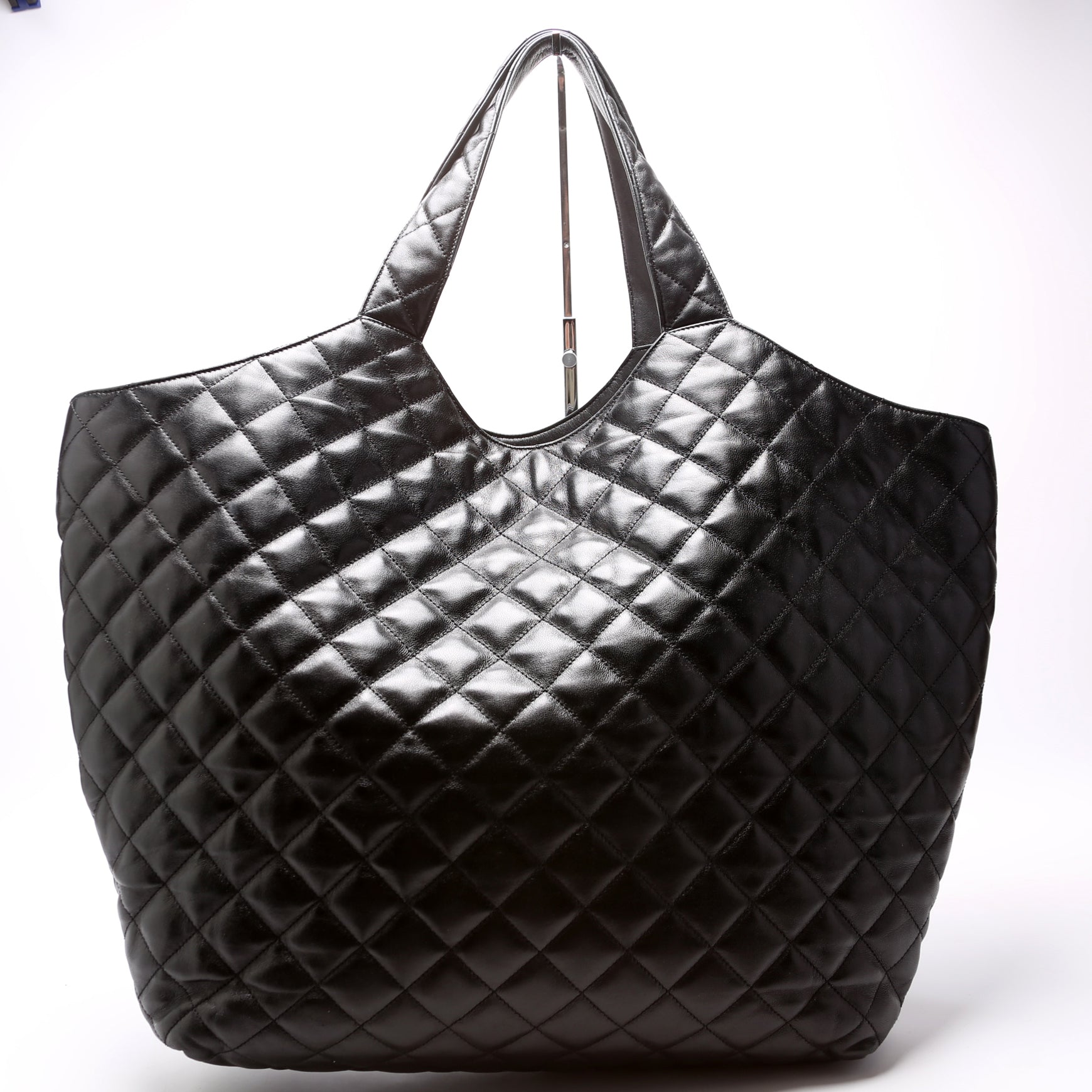 Saint Laurent Maxi Icare Shopping Black Bag