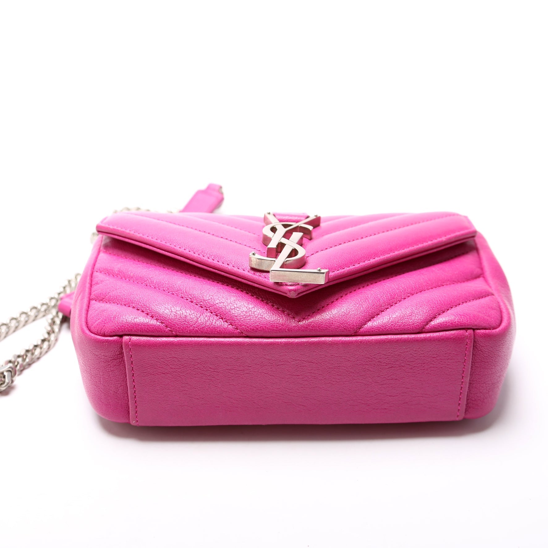 Saint Laurent Classic Baby Monogram 399289 Pink Bag