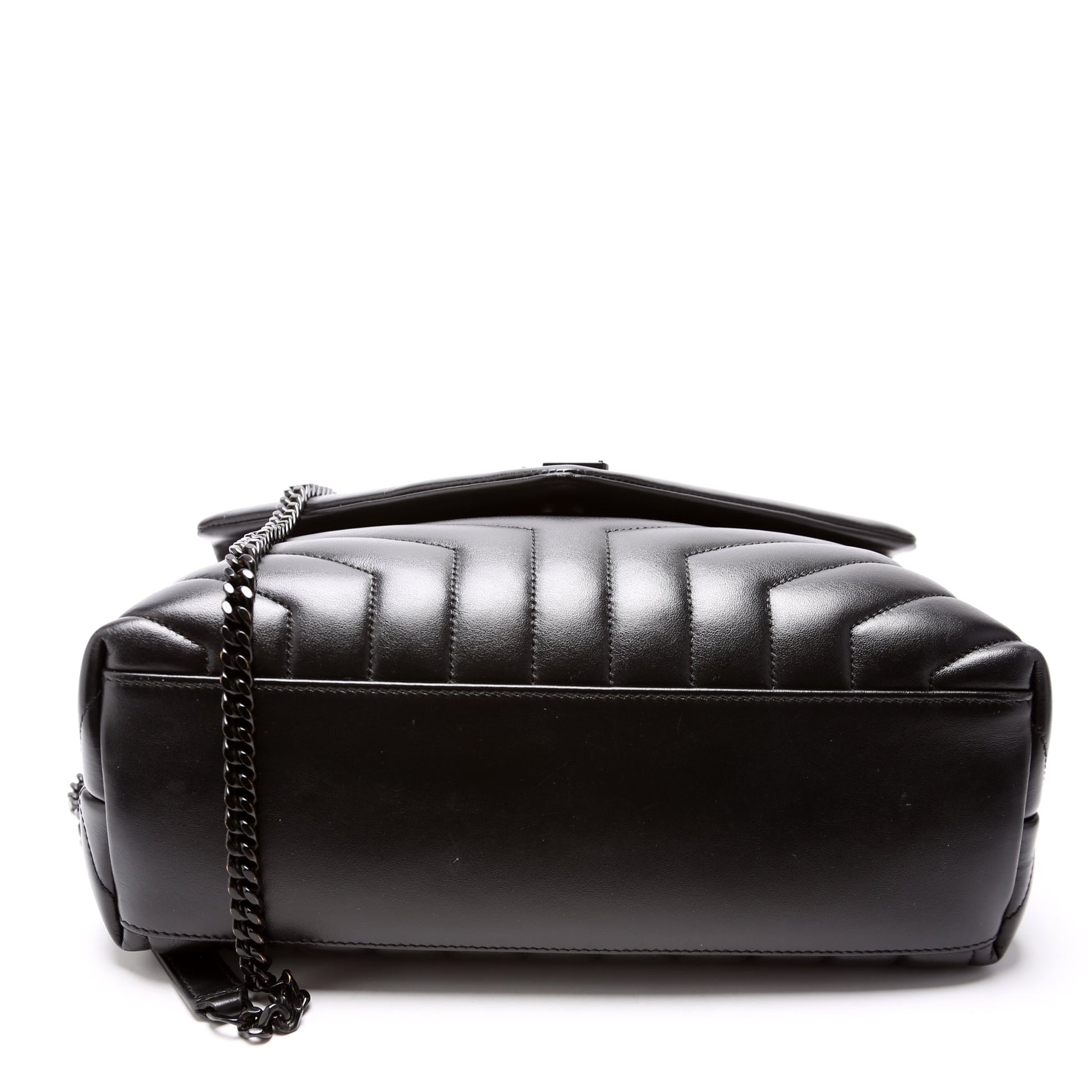 Saint Laurent Loulou Medium Quilted 574946 Black Bag