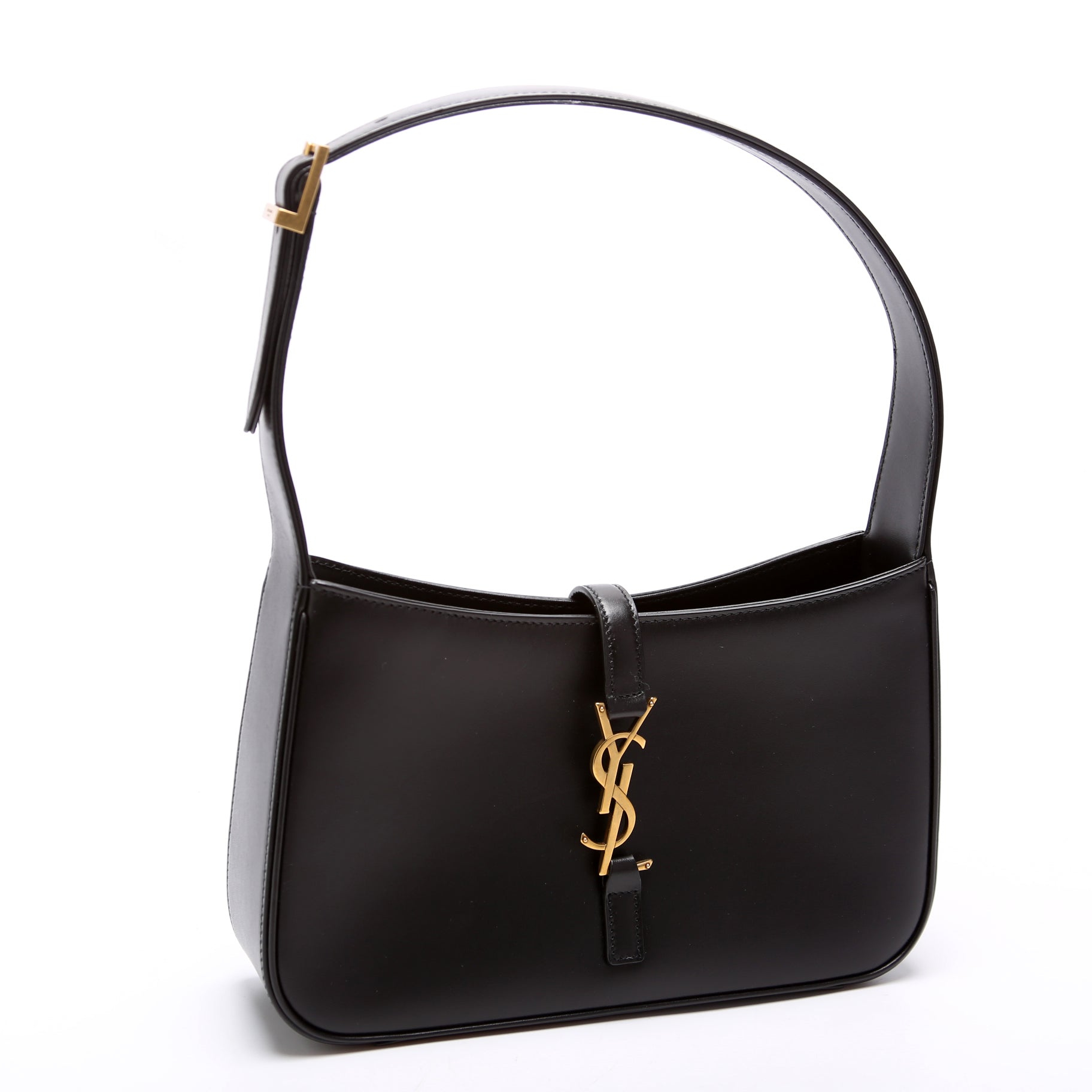 Saint Laurent 657228 Le A 5 7 Leather Hobo Black Bag