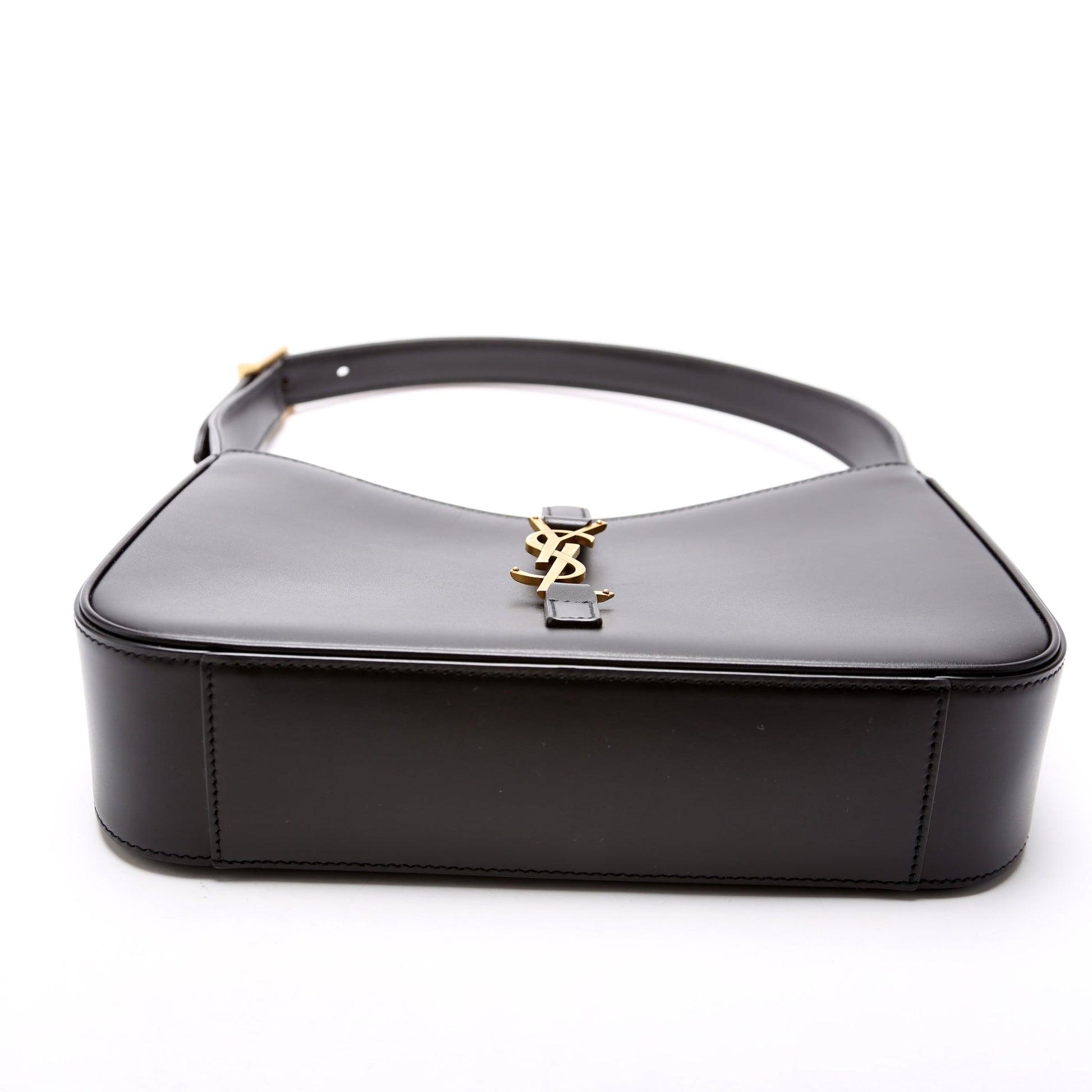 Saint Laurent 657228 Le A 5 7 Leather Hobo Black Bag