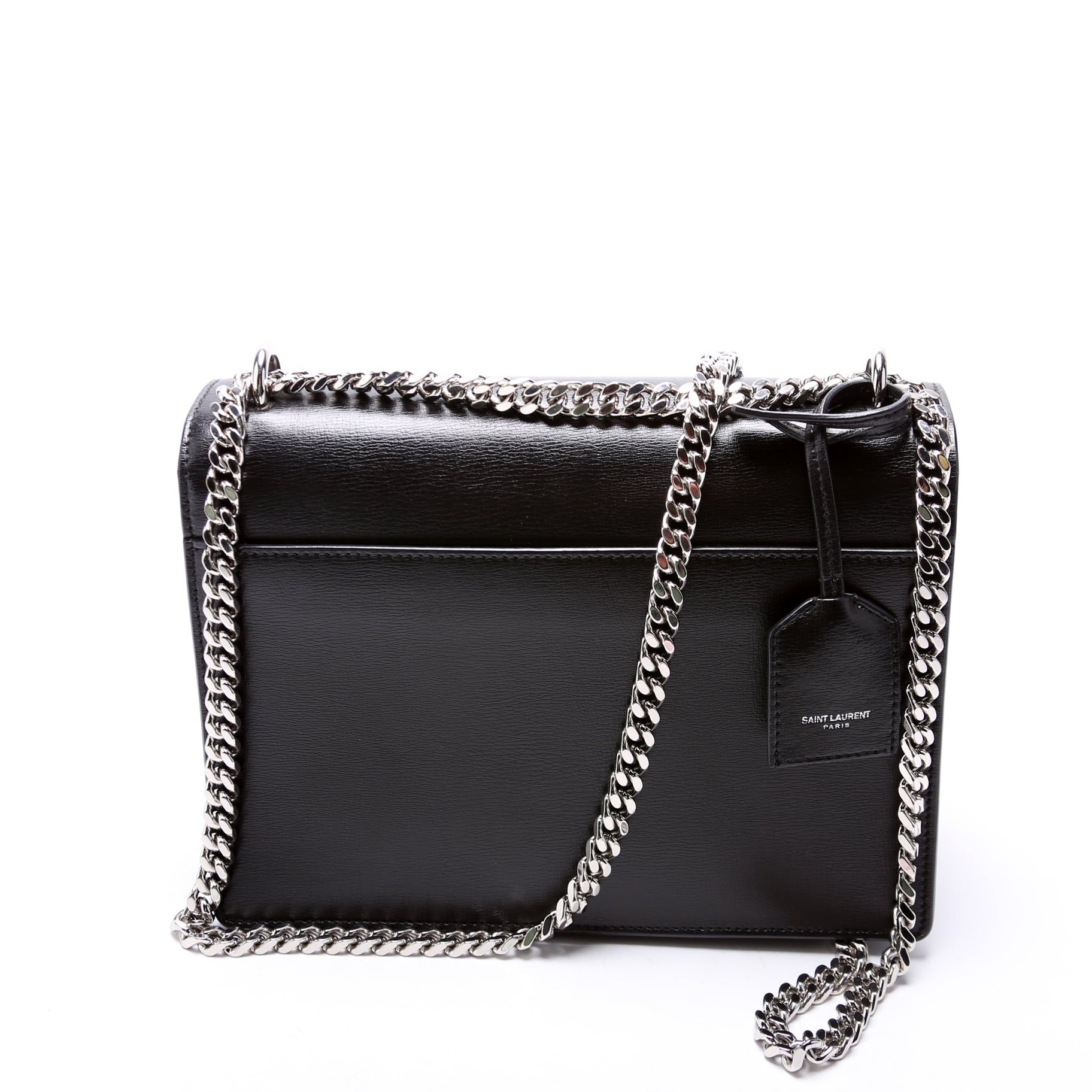 Saint Laurent SUNSET MED SMOOTH LTH 442906 BLACK (A) Bag
