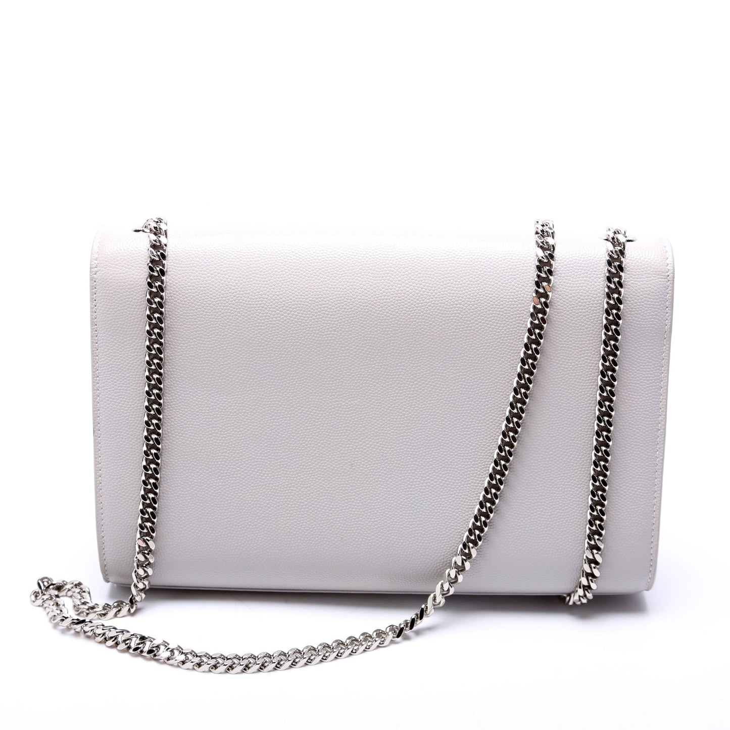 Saint Laurent Kate Satchel Grain De Poudre Medium 364021 Grey Bag