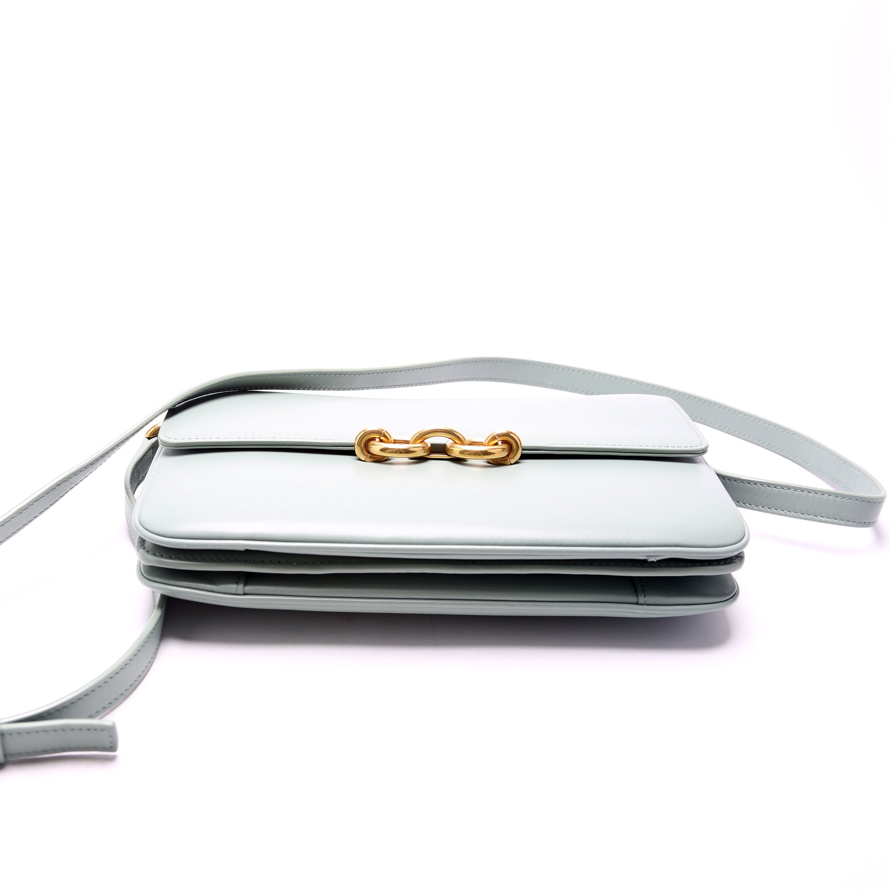 Saint Laurent 649795 Le Maillon Satchel Sage Bag
