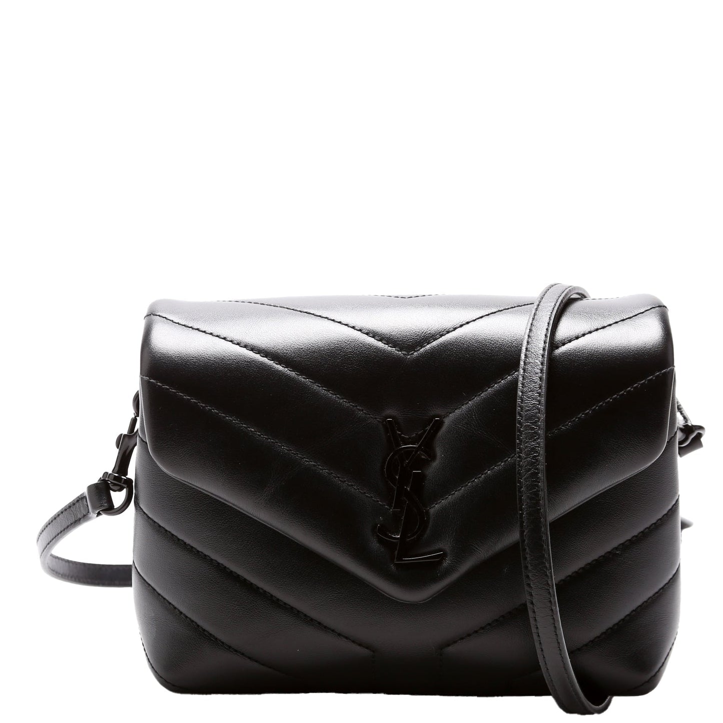 Saint Laurent Lou Lou Satchel Toy Crossbody 678401 Black Bag