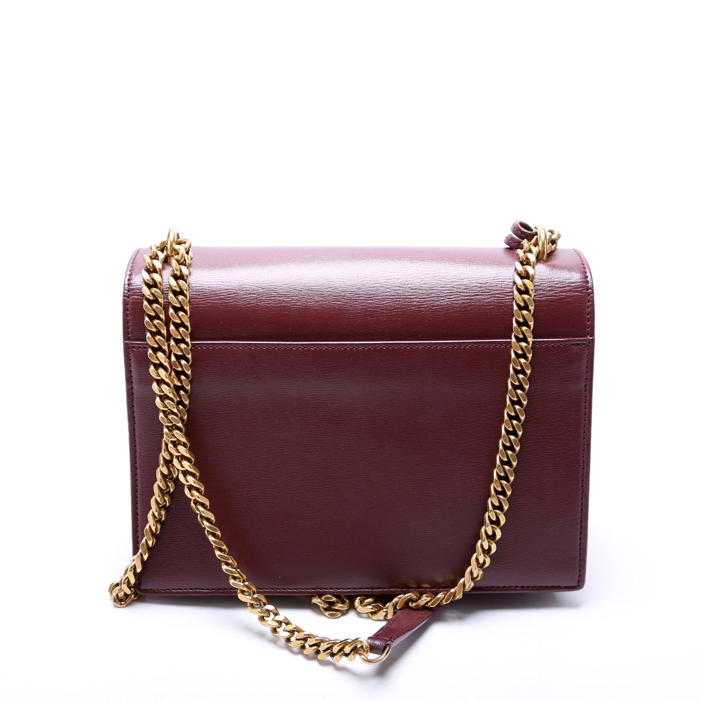Saint Laurent Sunset Medium Smooth Leather 442906 Burgundy Bag