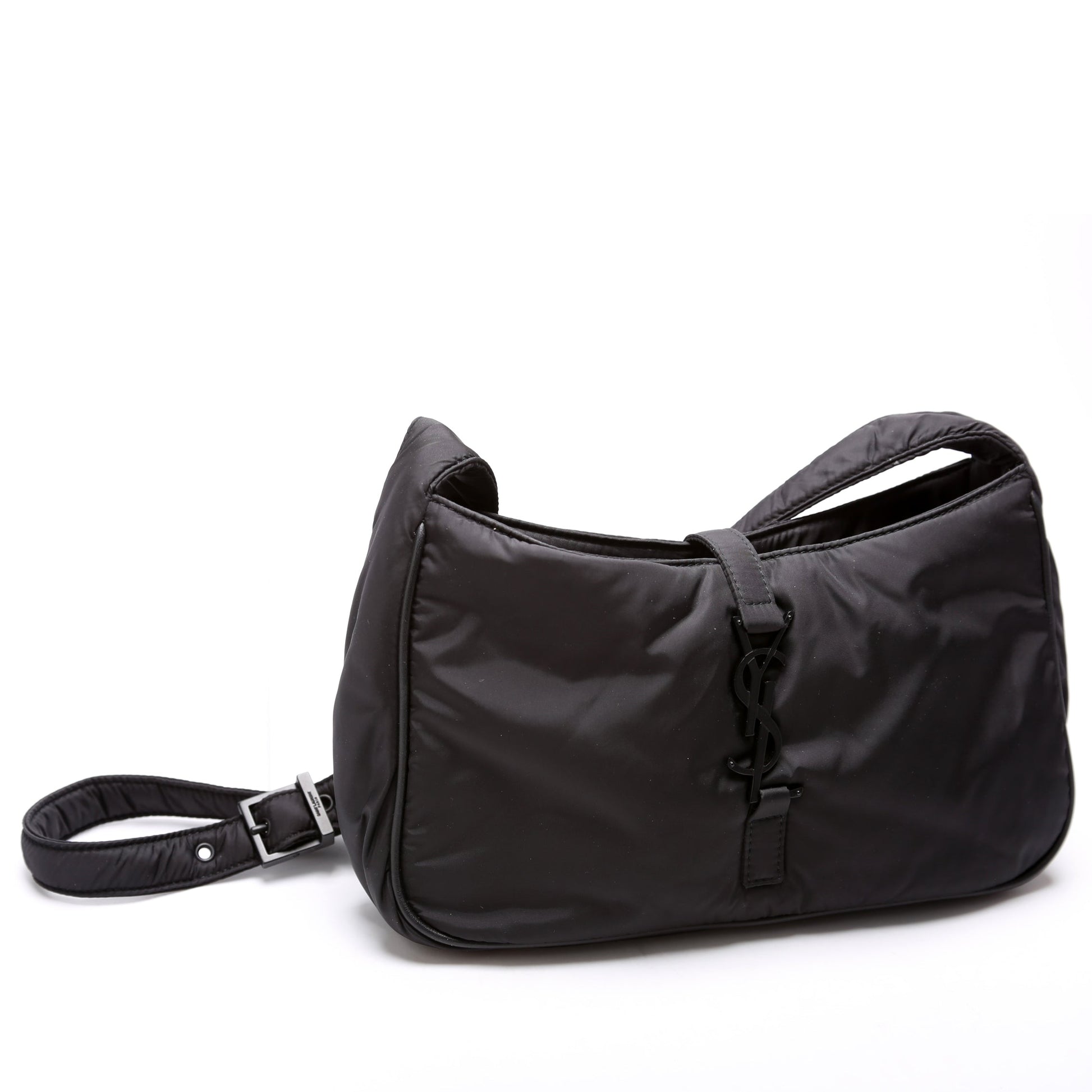 Saint Laurent Le 5 A7 Econyl Hobo Black Bag