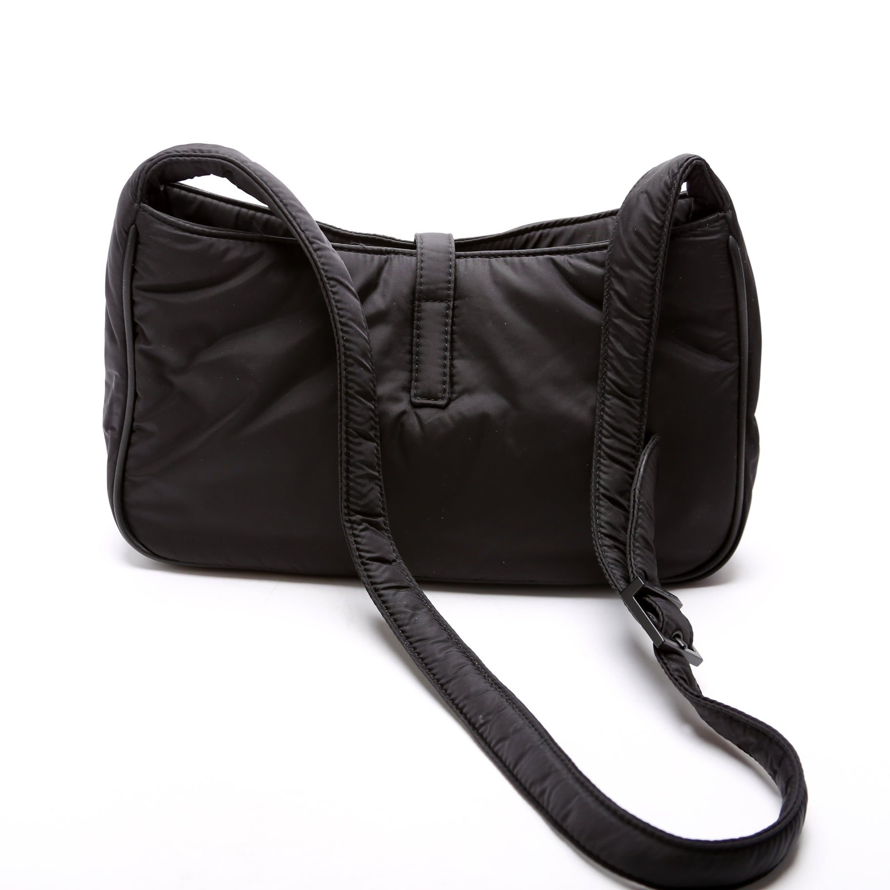 Saint Laurent Le 5 A7 Econyl Hobo Black Bag